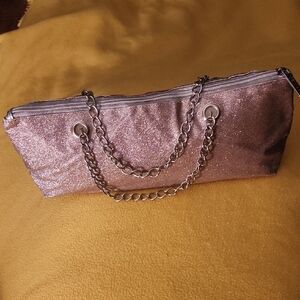 Purse, Lunch bag hot/cold it's insulated!  Champagne/wine tote Glittery